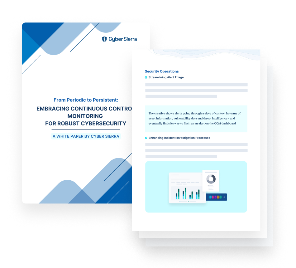 Continuous Control Monitoring Report cover